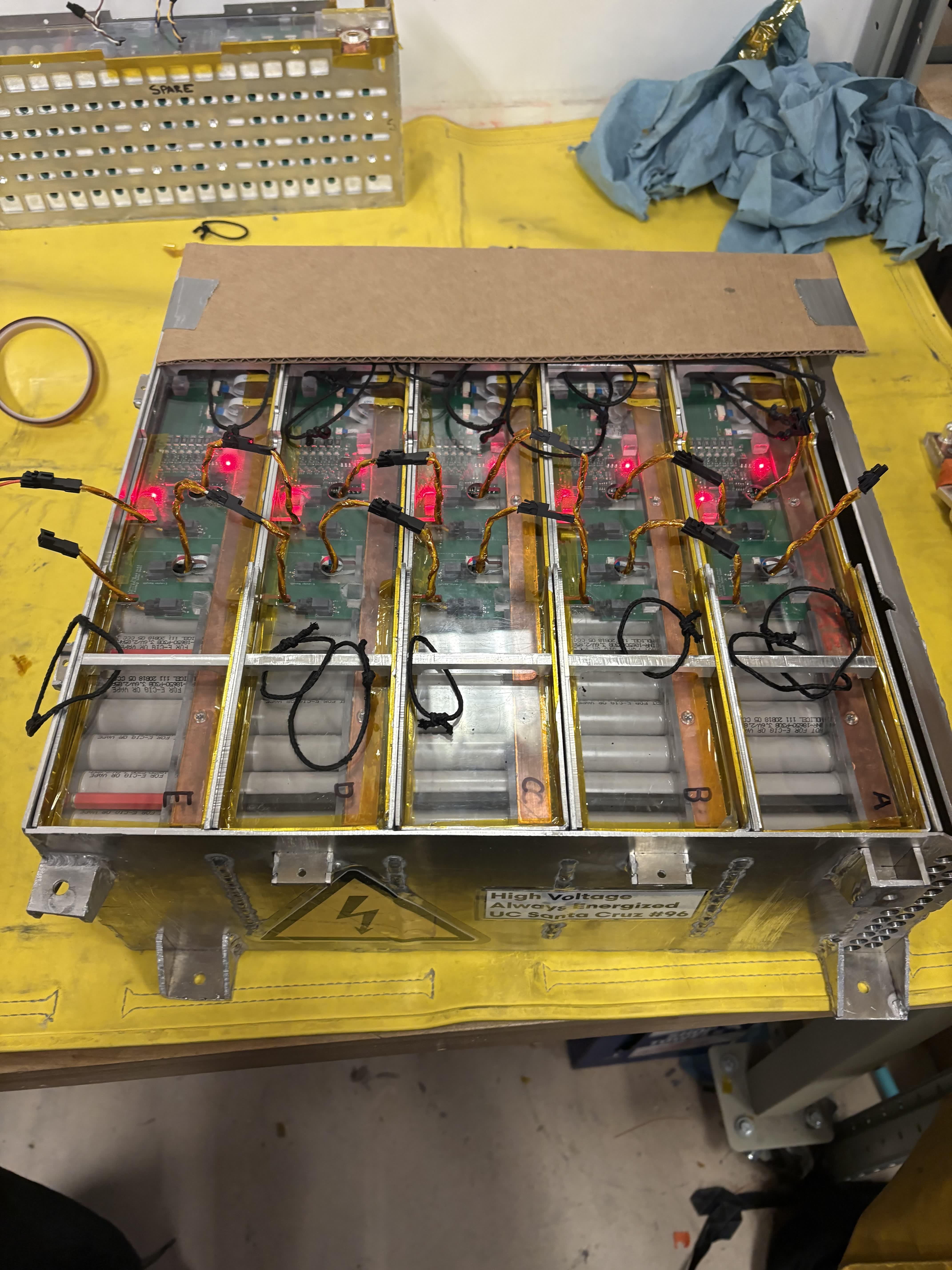 FS4 Battery first full bms assembly